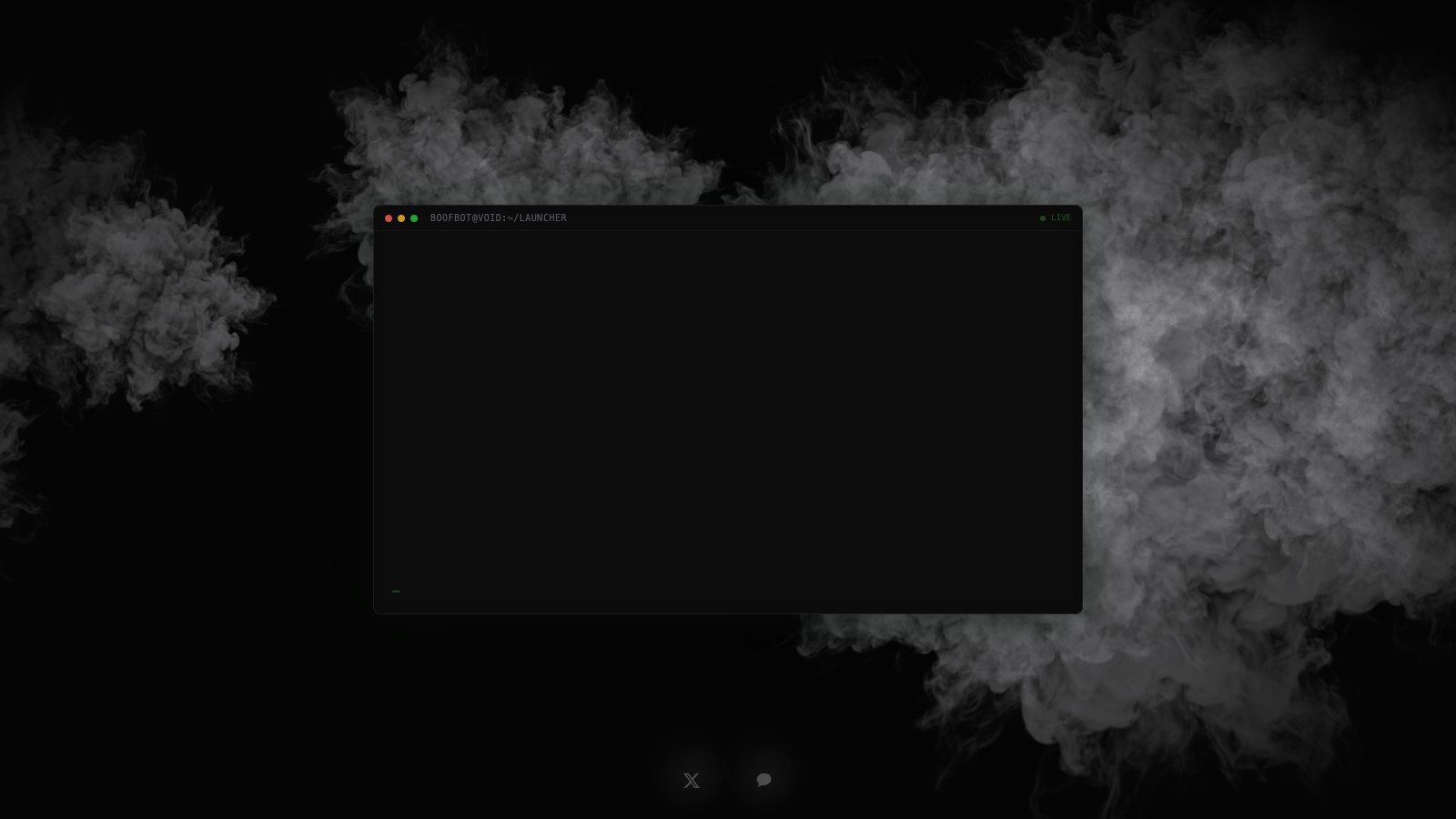 Boofmane: Agent terminal